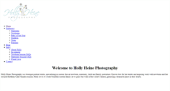 Desktop Screenshot of hollyheinephotography.com